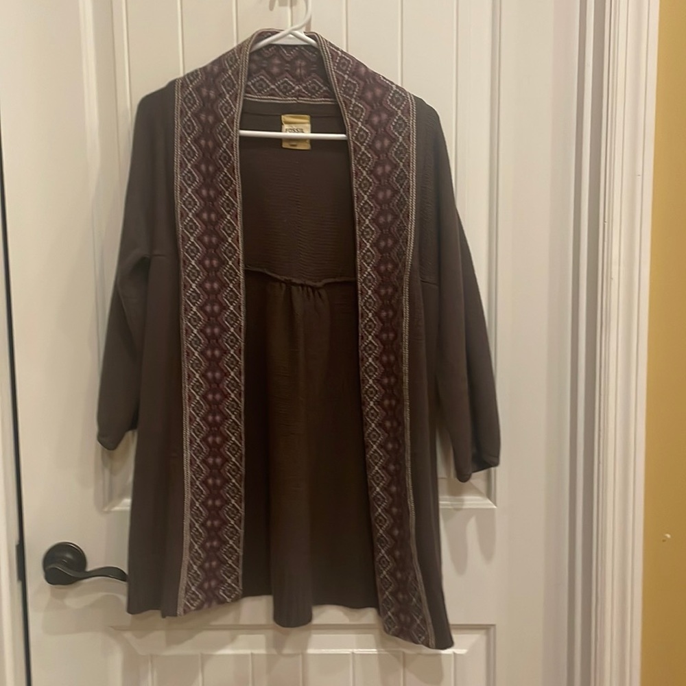 Rarely worn Fossil cardigan, size medium.